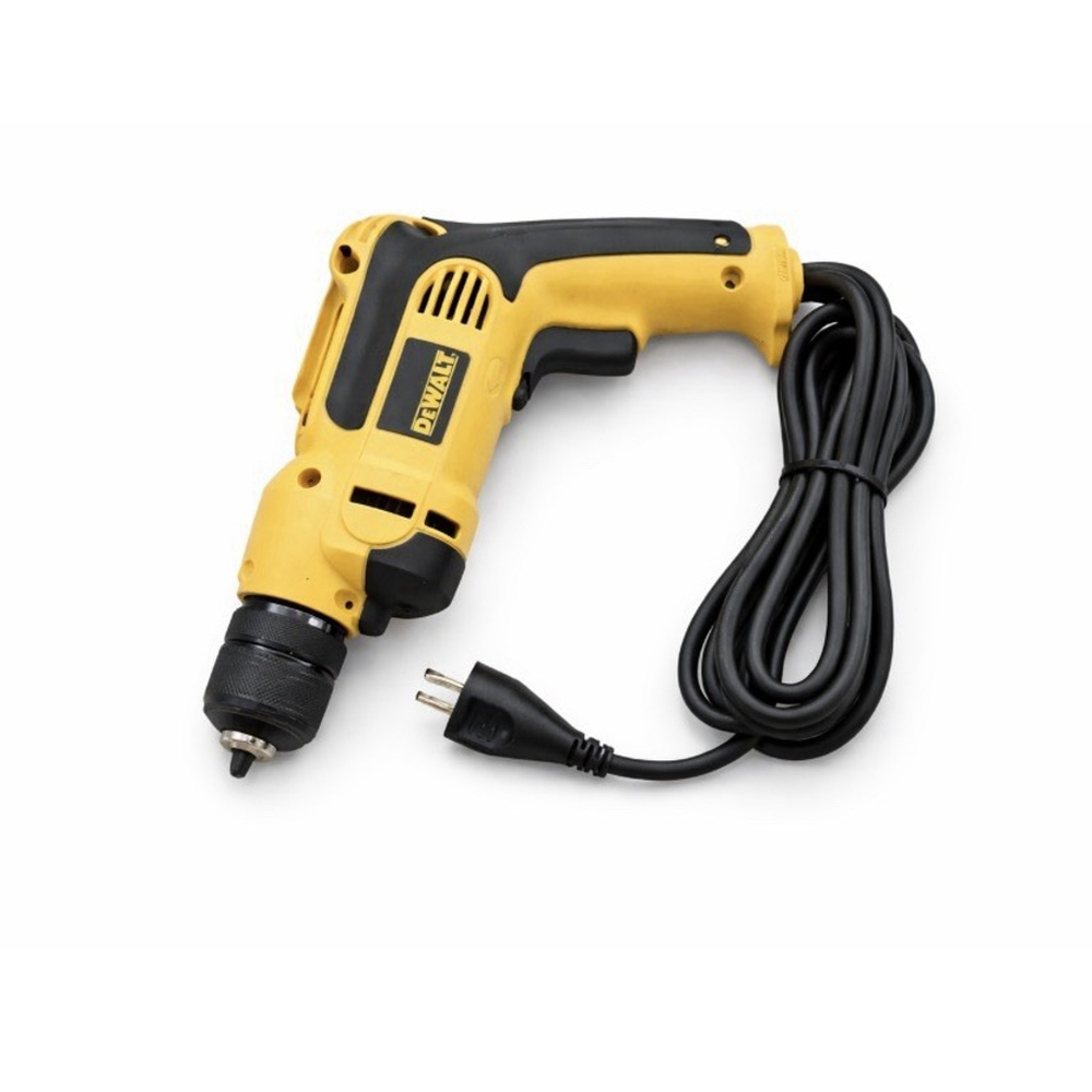 DEWALT DWD112 3/8" Corded Drill VSR 8.0 Amp 0-2500 RPM Keyless Chuck EUC